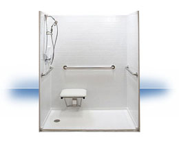 Walk in shower in Russiaville by Independent Home Products, LLC